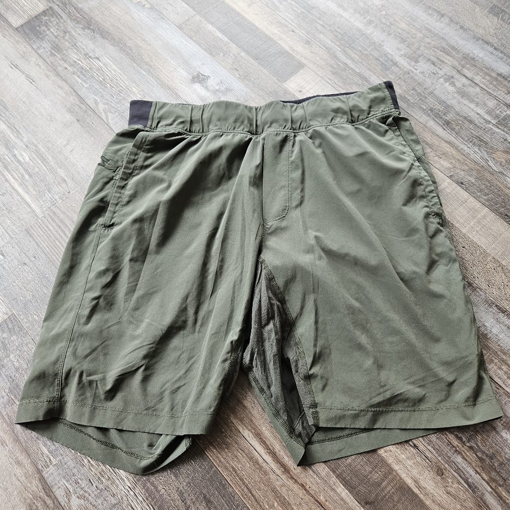 lululemon athletica Olive Green Men's Athletic Shorts